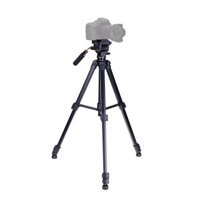YUNTENG VCT-691 Aluminum Tripod Mount with Fluid Drag Head, VCT-691