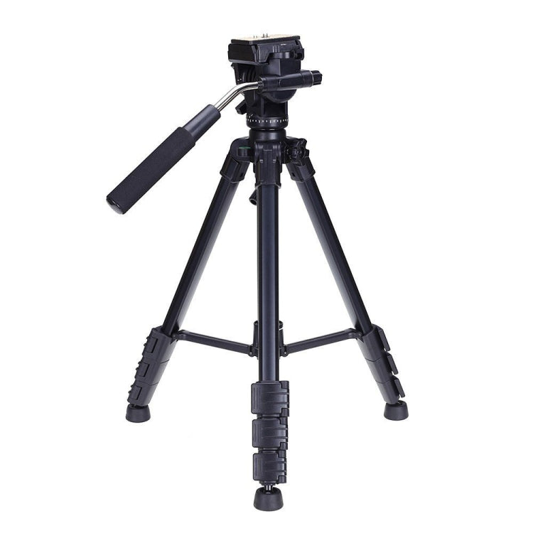 YUNTENG VCT-691 Aluminum Tripod Mount with Fluid Drag Head, VCT-691