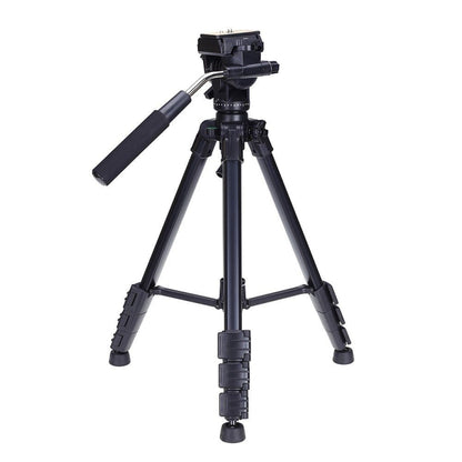 YUNTENG VCT-691 Aluminum Tripod Mount with Fluid Drag Head, VCT-691
