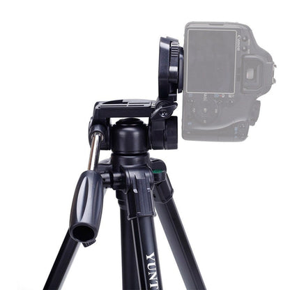 YUNTENG VCT-690 Aluminum Tripod Mount with Fluid Drag Head, VCT-690