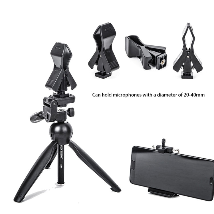 YUNTENG YT-2280 Multifunction Desk Mini Tripod Mount, YT-2280