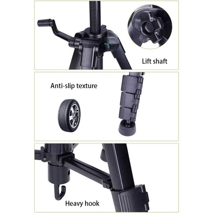 YUNTENG VCT-80 Aluminum Tripod Mount with Damping Ballhead, VCT-80