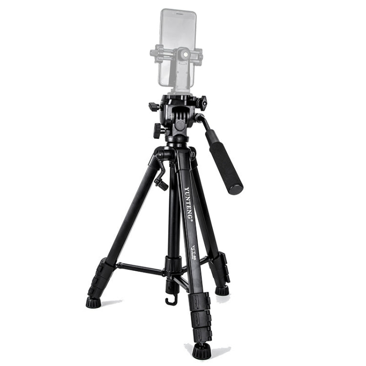 YUNTENG VCT-80 Aluminum Tripod Mount with Damping Ballhead, VCT-80