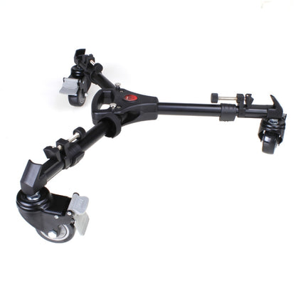 YUNTENG 901 Aluminium Alloy Camera Tripod Foot Wheel Tripod Pulley Base, Load 30KG, 901