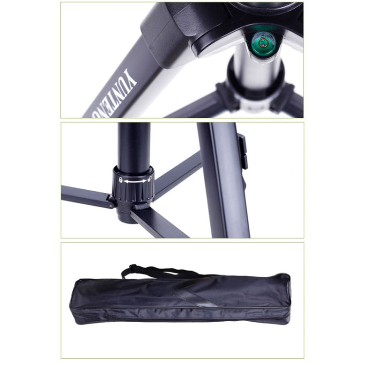 YUNTENG 860 Aluminum Tripod Mount with Fluid Drag Damping Ballhead, 860