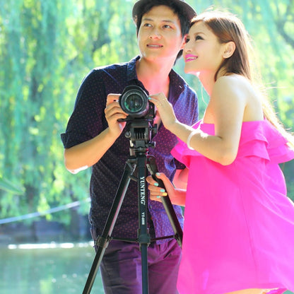 YUNTENG 860 Aluminum Tripod Mount with Fluid Drag Damping Ballhead, 860