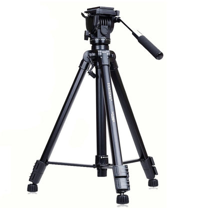 YUNTENG VCT-998 Aluminum Tripod Mount with Fluid Drag Head, VCT-998