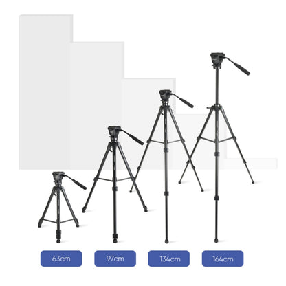 YUNTENG VCT-998 Aluminum Tripod Mount with Fluid Drag Head, VCT-998
