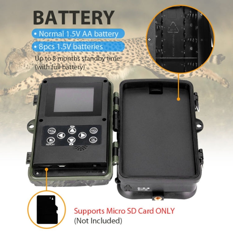 HC-808A HD Field Camera Infrared Outdoor Orchard Forest Fish Pond Surveillance Anti-theft Camera, HC-808A