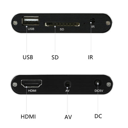 X9 HD Multimedia Player 4K Video Loop USB External Media Player AD Player