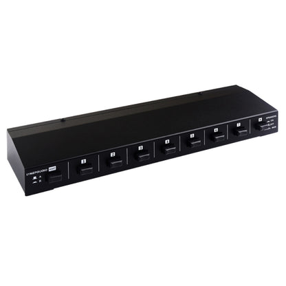 100W 2 In 8 Out Power Amplifier Loudspeaker Box Switcher