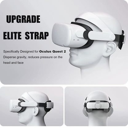 For Oculus Quest2 VR Glasses Decompression Comfort Adjustable Replacement Headset