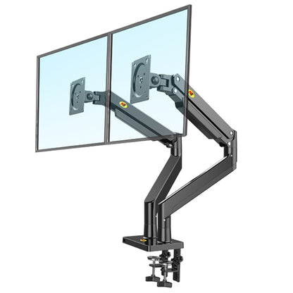 NORTH BAYOU NB G32 Aluminum Alloy Dual Monitor Mount Gas Spring Arm Full Motion Holder for 22- 32 inch LCD LED, G32