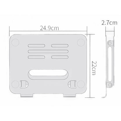 BONERUY P43P Folding Double-layer Aluminum Alloy Notebook Tablet Stand