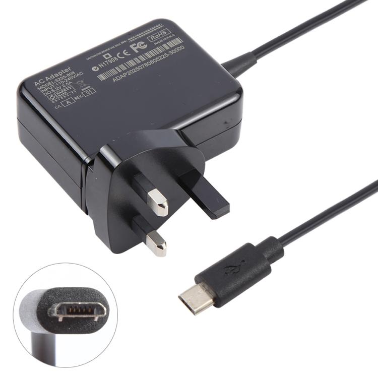 13W 5.2V 2.5A Android Port Power Adapter For Microsoft Surface3 1624 1645, UK Plug, UK Plug, EU Plug, US Plug, AU Plug