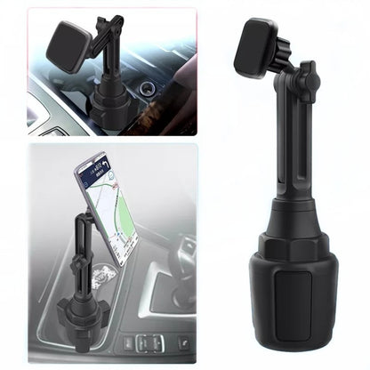 A57+X906 Ajustable Convenient Car Water Cup Magnetic Mobile Phone Holder, A57+X906