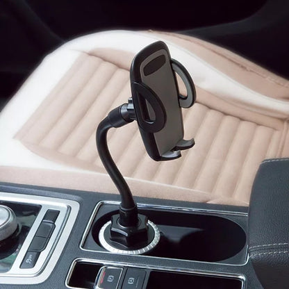 A64+X905 Universal 360 Degree Car Phone Mount Adjustable Gooseneck Cup Holder Stand, A64+X905