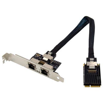 ST7242 Mini PCIE Dual RJ45 Gigabit Ethernet Networking Interface card NHI350AM2, Dual RJ45