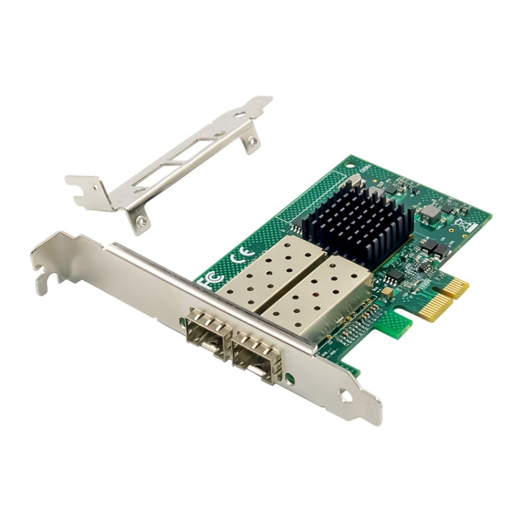 ST7257 PCIE X1 82576EB Dual Port SFP Ethernet Card NIC, PCIE X1