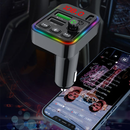 F19 Fast Charging Dual USB Blue Tooth Transmisor  Car Mp3 Player, F19