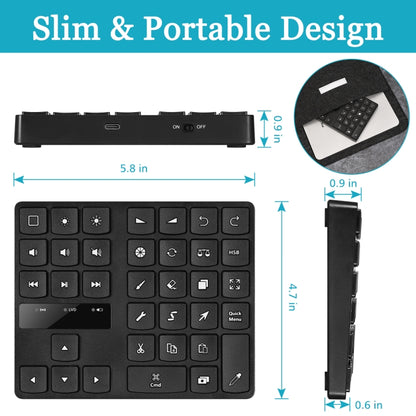MC-533 Bluetooth 5.0 Painting Keyboard 35 keys Keypad Wireless Digital keyboard, MC-533