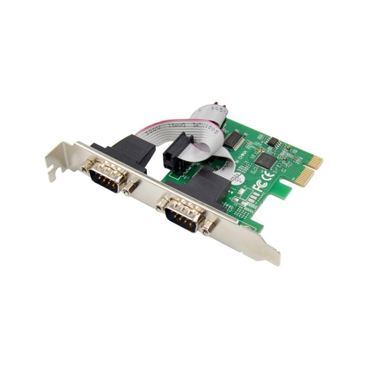 ST316 2 Ports RS232 To PCIE Converter Card AX99100 Chipset, ST316