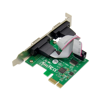 ST316 2 Ports RS232 To PCIE Converter Card AX99100 Chipset, ST316