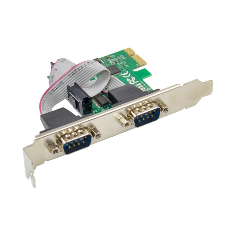 ST316 2 Ports RS232 To PCIE Converter Card AX99100 Chipset, ST316