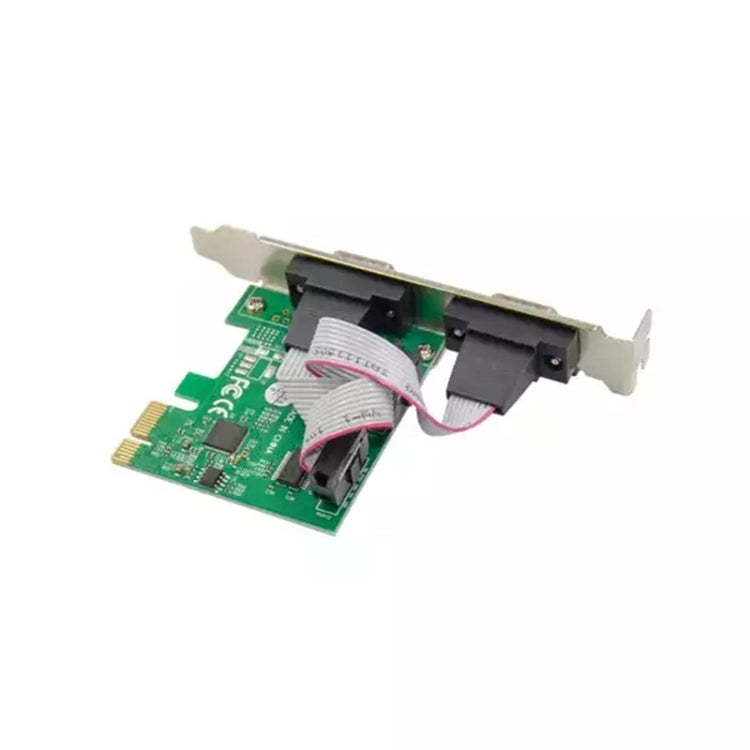 ST316 2 Ports RS232 To PCIE Converter Card AX99100 Chipset, ST316