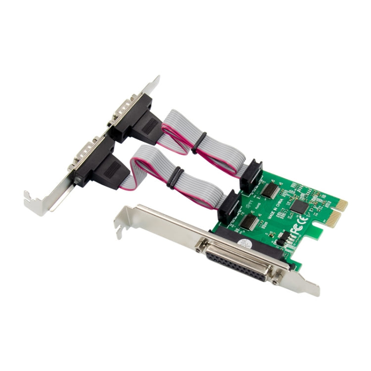 ST317 2S1P PCI Express Parallel Serial Combo Card with 16550 UART, ST317