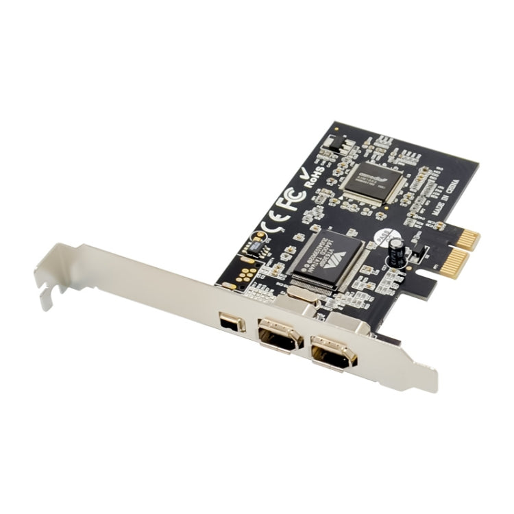 ST21 PCI-E X1 FireWire VT6308 1394A 2+1 Video Capture Card, ST21