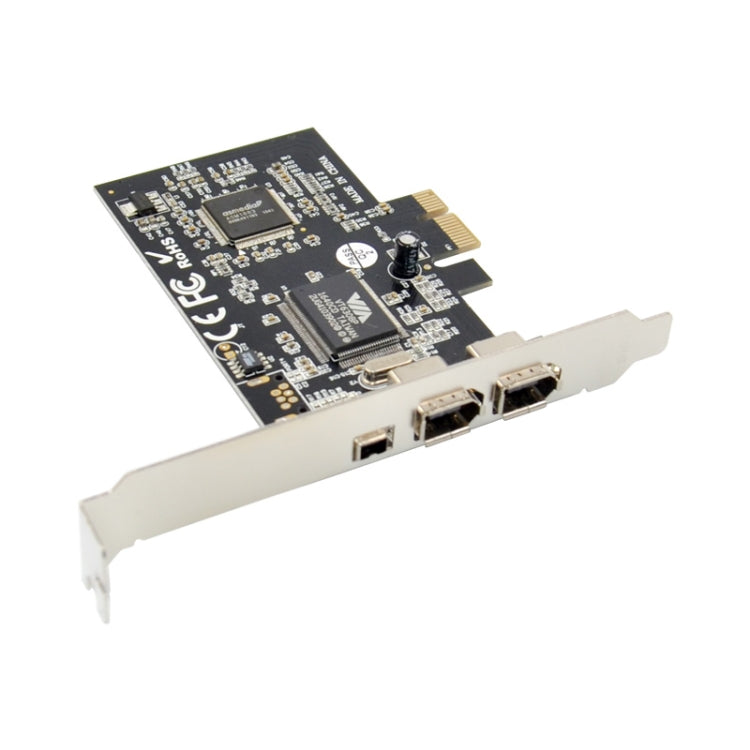 ST21 PCI-E X1 FireWire VT6308 1394A 2+1 Video Capture Card, ST21
