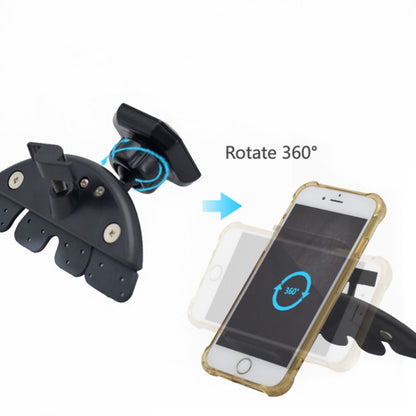 CD008 360 Degree Strong Magnet Car CD Slot Magnetic Cell Phone Mount Holder, CD008