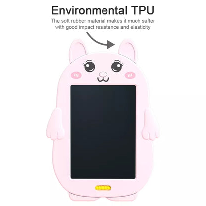 HYD-8511 Cartoon KIds LCD ABS Graffiti Drawing Colorful Hands Writing Board, Rabbit
