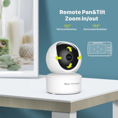 SM650 Wireless Video Baby Camera Intercom Night Vision Temperature Monitoring Cam, SM650