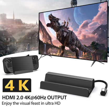 For Steam Deck Expansion Dock Charging Dock Charging Dock HDMI Gigabit Network Port Converter, For Steam Deck