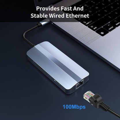 JUNSUNMAY 7 in 1 Multifunctional USB-C Hub Docking Station Adapter -, JSM-HUB017