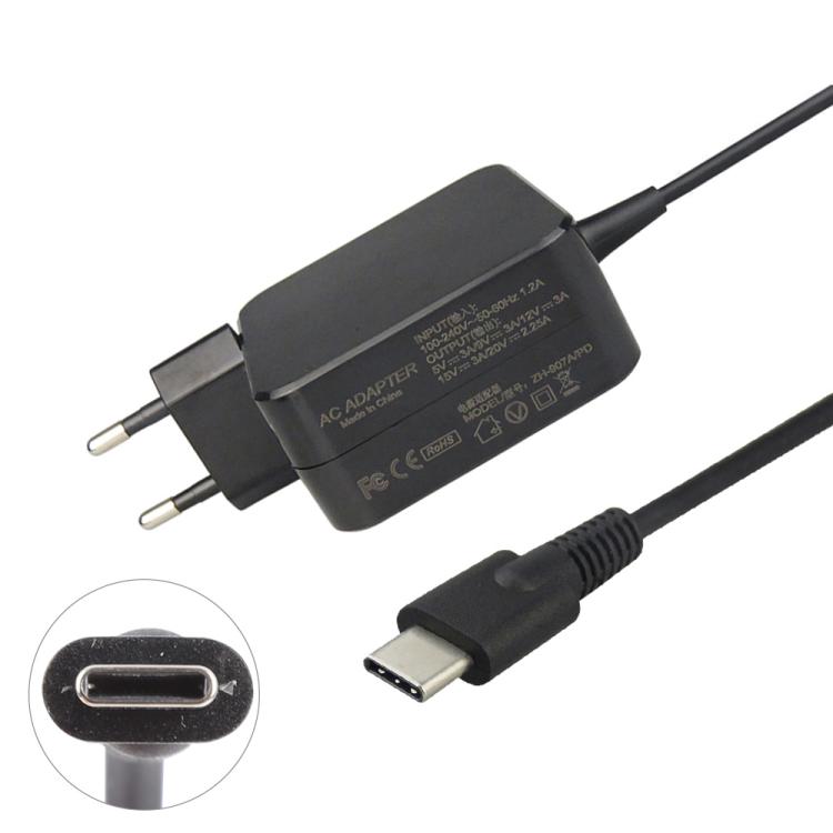 For Dell / HP / Xiaomi 45W Charger Type-c Super Fast Charging Source Adapter, UK Plug, EU Plug, US Plug