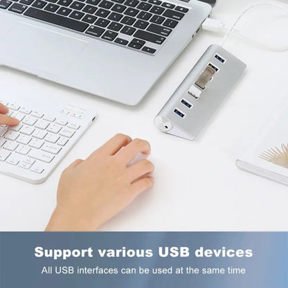 7301 7 Port USB 3.0 HUB 5Gbps High Speed Power Adapter, 7 Ports 5Gbps