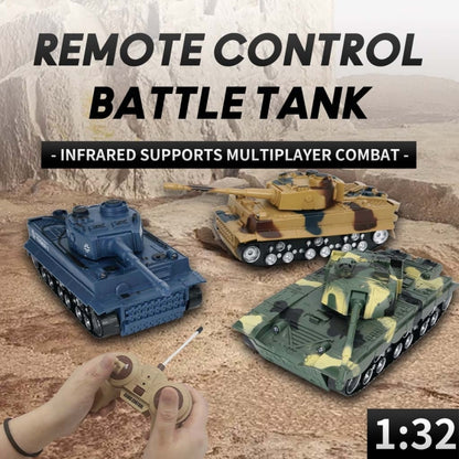 MoFun 369  Remote Control Tank 1:32 Four-way RC Vehicle, Blue, Green, Yellow