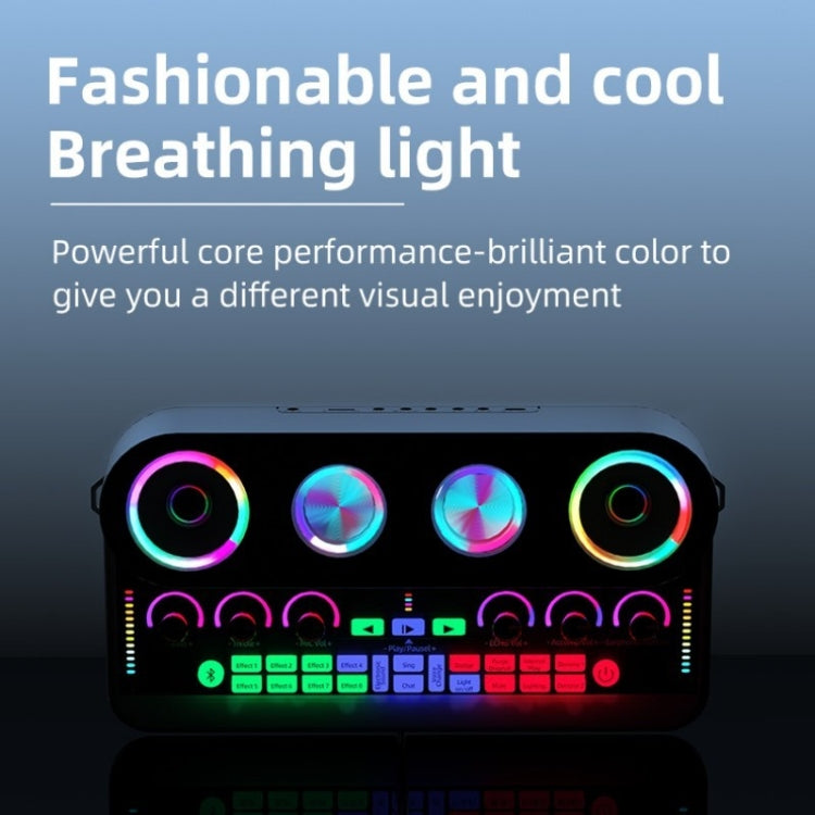 S20 Home Dual Speakers Bluetooth TF Card External Sound Card Audio, S20