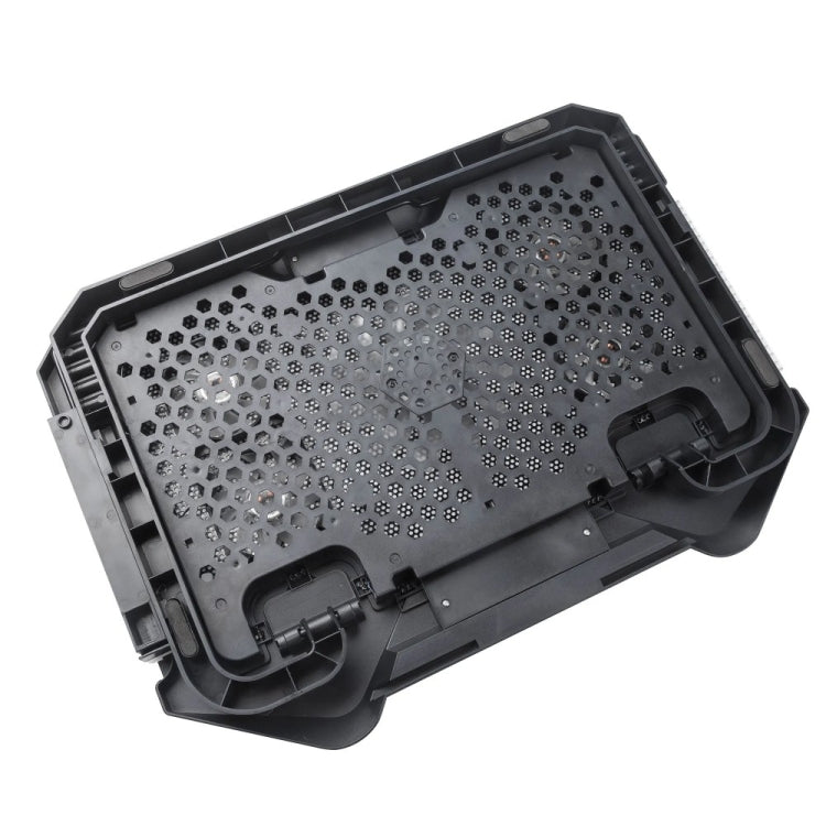 S500 Adjustable Height 5 Quiet Fans RGB Gaming Laptop Cooling Pad with Phone Holder, S500