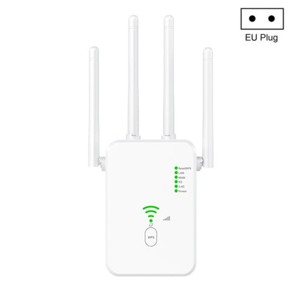 U10 1200Mbps Signal Booster WiFi Extender WiFi Antenna Dual Band 5G Wireless Signal Repeater, US Plug, EU Plug