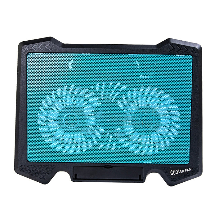 S200 Dual Silent Cooling Fan Portable Slim Notebook Cooling Pad for Laptop, S200