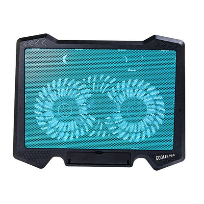S200 Dual Silent Cooling Fan Portable Slim Notebook Cooling Pad for Laptop, S200