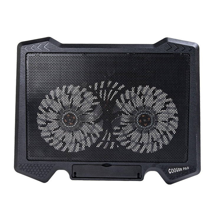 S200 Dual Silent Cooling Fan Portable Slim Notebook Cooling Pad for Laptop, S200
