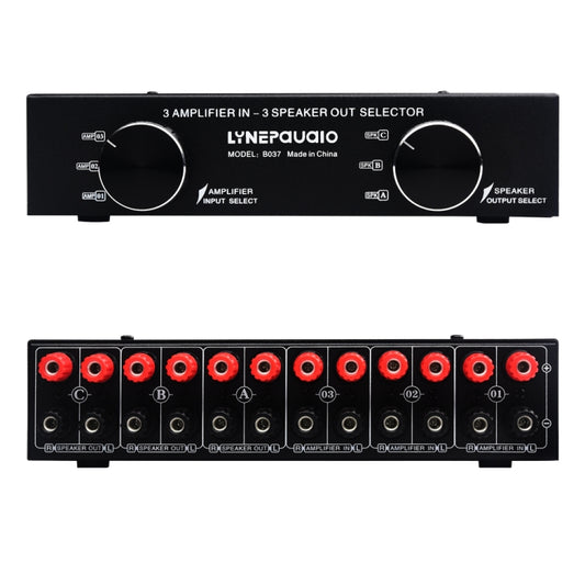 3 Input 3 Output Power Amplifier And Speaker Switcher Speaker Switch Splitter Comparator 300W Per Channel Without Loss Of Sound Quality, B037