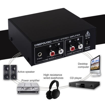 Pre-Stereo Signal Amplifier Volume Booster Headphones Active Speaker Preamp Audio Amplifier, B022