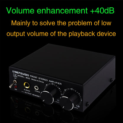 Pre-Stereo Signal Amplifier Volume Booster Headphones Active Speaker Preamp Audio Amplifier, B022