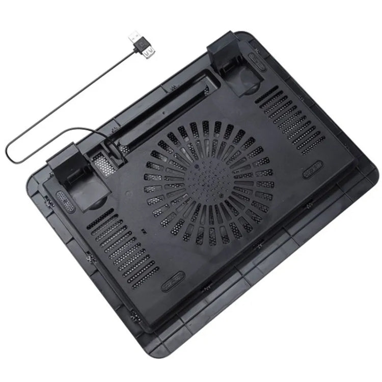 N191 USB Powered Portable Slim Silent Fan Laptop Cooling Pad with Stand, N191